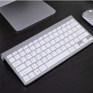 Bàn Phím Chuột Không Dây K108 USB 2.4 Siêu Mỏng Nhỏ Gọn Cao Cấp Tương Thích Máy Tính PC Laptop Có Màu Bạc Vàng Đen Hồng