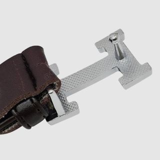 Thắt lưng nữ xinh thời trang bản nhỏ 2cm | Khoá cài mặt chữ H màu trắng DHM-371
