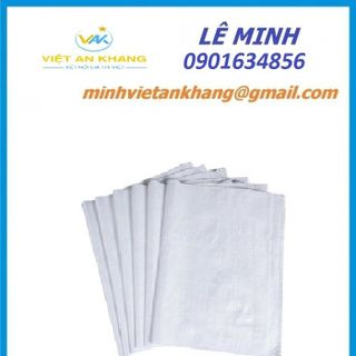 Bao pp trắng, bao pp dệt màu trắng