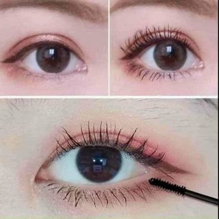 Mascara 6x Không Thấm Nước Dày & Tơi Mi - Chuốt Mi 2 Đầu Sivanna Colors Two-Step Mascara 6x