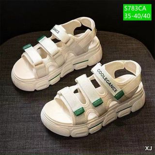 Giày Sandal nữ 3 quai độn đế