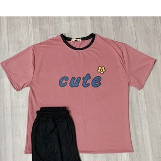 Sét bộ nữ ,đồ bộ đùi nữ thun coton sufa,ái in chữ Cute ,thời trang xuân hè BL 17-SEN