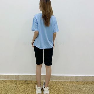 Sét bộ nữ ,đồ bộ đùi nữ thun coton sufa,ái in chữ Cute ,thời trang xuân hè BL 17-XANH NGỌC