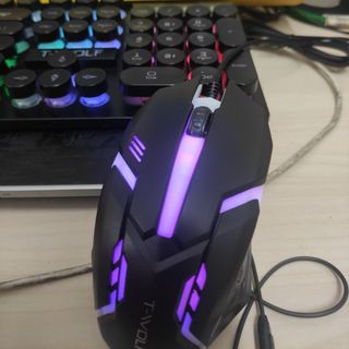 COMBO KB + MOUSE T-Wolf TF 270 Usb Led ( màu đen) -BH 12 tháng : giá 175k