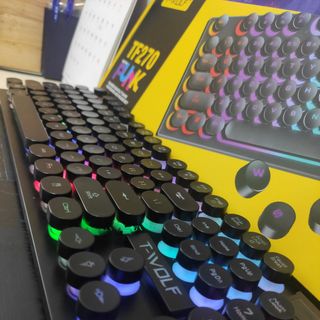 COMBO KB + MOUSE T-Wolf TF 270 Usb Led ( màu đen) -BH 12 tháng : giá 175k