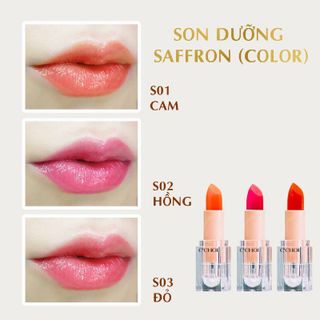 Son dưỡng hoa nghệ tây có màu