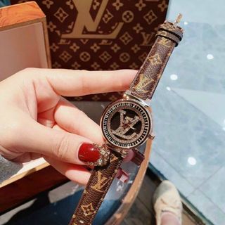 ĐỒNG HỒ L V DA NỮ XINH XINH MẶT XOAY