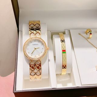 Đồng hồ sét guccci full box đẹp