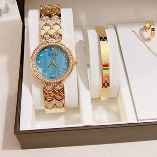 Đồng hồ sét guccci full box đẹp