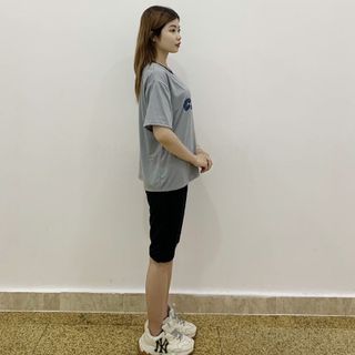 Sét bộ nữ ,đồ bộ đùi nữ thun coton sufa,ái in chữ Cute ,thời trang xuân hè BL 17-XÁM