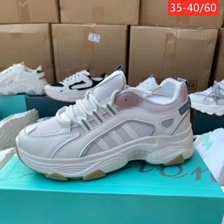Giày thể thao nữ đế cao chống trơn trượt sỉ giá rẻ