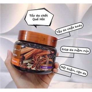 Tẩy da chết body quế hồi Nga 380gr