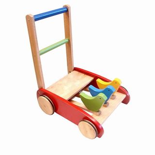 Xe tập đi bằng gỗ (con gà)