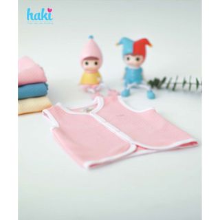 Áo gile cho bé vải sợi tre chần bông cao cấp Haki - Bamboo BB019