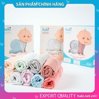 Áo khoác cho bé vải sợi tre chần bông mũ tai gấu HAKI -BB014