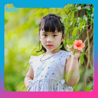 Váy bé gái cánh tiên nhún eo dáng xòe HAKI HK510