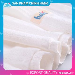 Váy bé gái liền vai tay quấn bèo-HK516, hàng xuất khẩu chính hãng HAKI