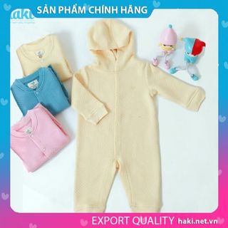 Bộ body cho bé vải sợi tre chần bông cao cấp HAKI hàng xuất khẩu Canada- BB015