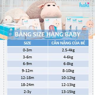 Bodysuits (chip) dài tay cài lệch vải sợi tre cao cấp siêu mềm mịn HAKI cho bé trai bé gái - BB021