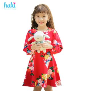 Đầm bé gái_ HAKI, váy thiết kế cho bé HK486 giá sỉ