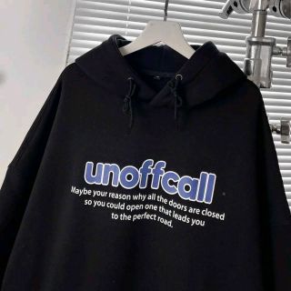 Áo hoodie logo in UNOFFCALL form dưới 70kg giá sỉ
