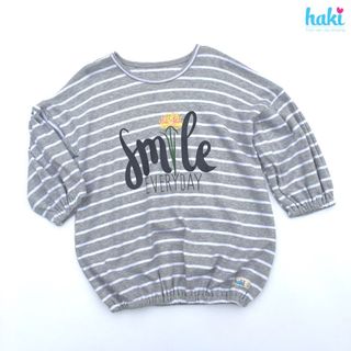 Váy kẻ cotton HAKI (3 màu)_ HK503, đầm thun dài tay cho bé gái HAKI