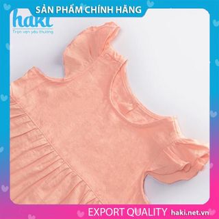 Váy bé gái nhún 3 tầng tay cánh tiên HAKI HK514