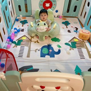 Quây bóng Gấp Gọn nhựa nguyên sinh cao cấp, lều chơi bóng cho bé, Nhà bóng cho bé gấp gọn tặng kèm thảm chơi và 100 bóng