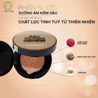 [Chính hãng] Phấn Nước Dưỡng Ẩm Kiềm Dầu TNB Hàn Quốc - The Nature Book Nature Vital Ampoule Cushion giá sỉ