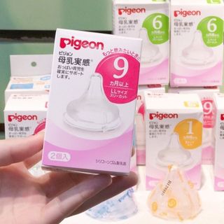 núm ti thay thế cho bình sữa pigeon size S,M, L, LL