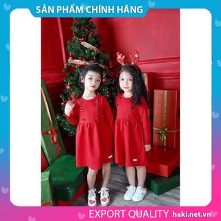 Váy bé gái đỏ Happy Princess - Haki-đỏ