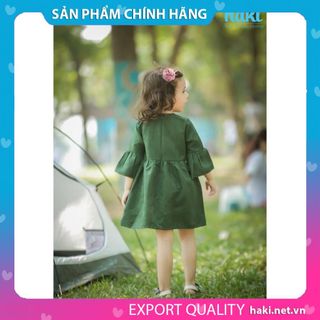 Váy da lộn phối ren cho bé gái HAKI-HK491