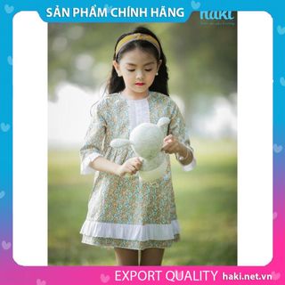 Đầm bé gái_Váy Cinderella HAKI - Hoa nhí vàng HK485