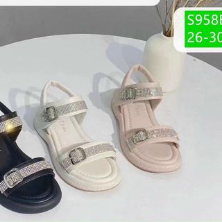 Giày Sandal trẻ em quai ngang da mềm êm chân
