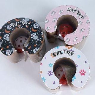 Bộ Đồ Chơi Cho Mèo Cào Móng Xoay Tròn Ma Thuật