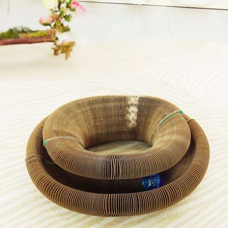 Bộ Đồ Chơi Cho Mèo Cào Móng Xoay Tròn Ma Thuật