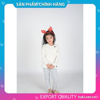 Quần legging bé gái - Ghi -Haki