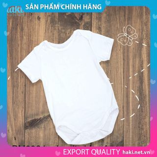 Bộ Body liền cộc tay vải gỗ sồi siêu mềm mịn cho bé trai bé gái HAKI-BM006