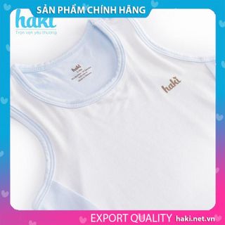 Bộ quần áo ba lỗ cho bé vải sợi tre cao cấp mềm mịn HAKI-BB005