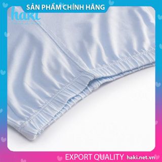 Bộ quần áo ba lỗ cho bé vải sợi tre cao cấp mềm mịn HAKI-BB005