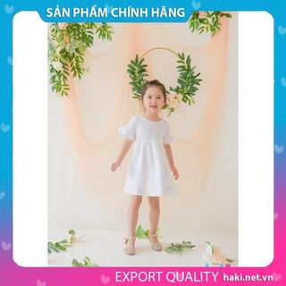 Váy bé gái thô cánh tiên HAKI - trắng