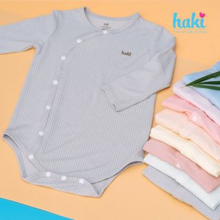 Bodysuit cho trẻ sơ sinh vải gỗ sồi cao cấp siêu mềm mịn HAKI - BM021 giá sỉ