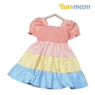 Đầm smock 3 tầng