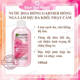 Nước hoa hồng Kết hợp tẩy trang Ganier lọ 400ml