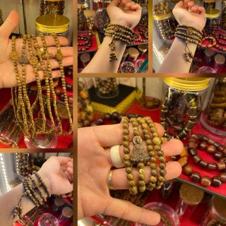 Vòng trầm hương mix chamr sen