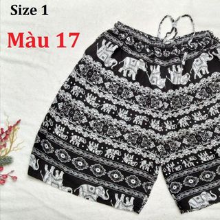 Quần đùi lanh thái nhiều màu(size 1:35-50kg)