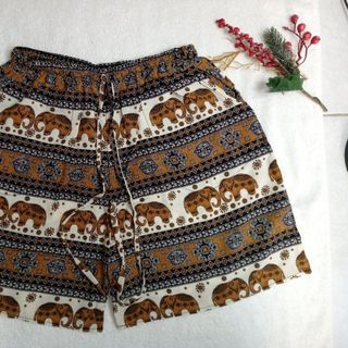 Quần đùi lanh thái nhiều màu(size 1:35-50kg)