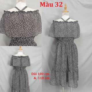 Maxi voan bèo cổ sen