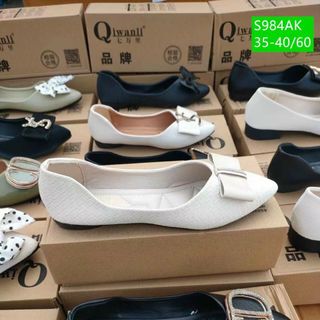 Giày búp bê nữ chất da mũi nhọn sỉ giá xưởng