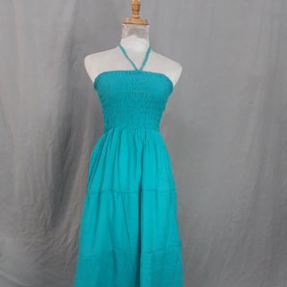 Đầm maxi tầng xòe